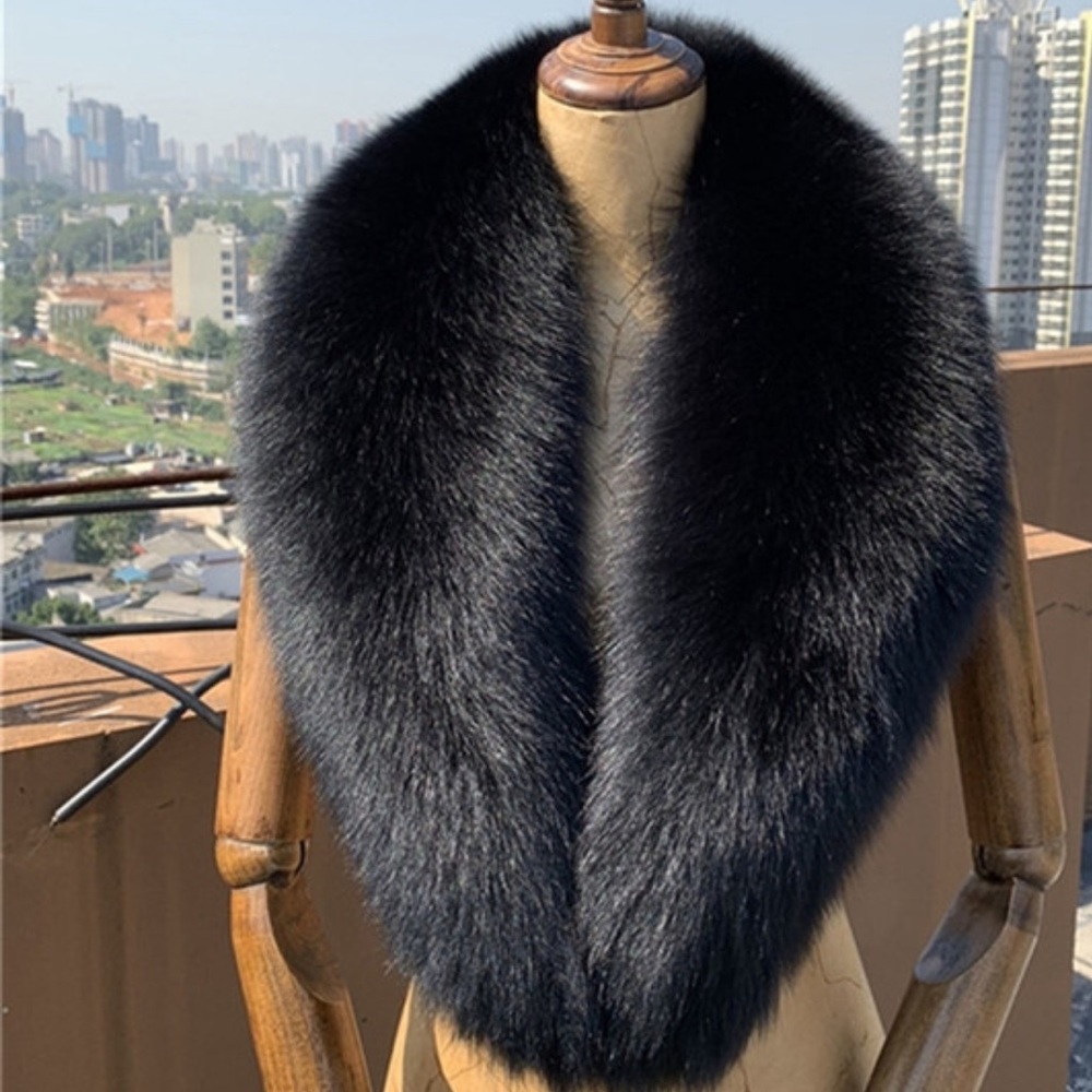 100% real fox fur